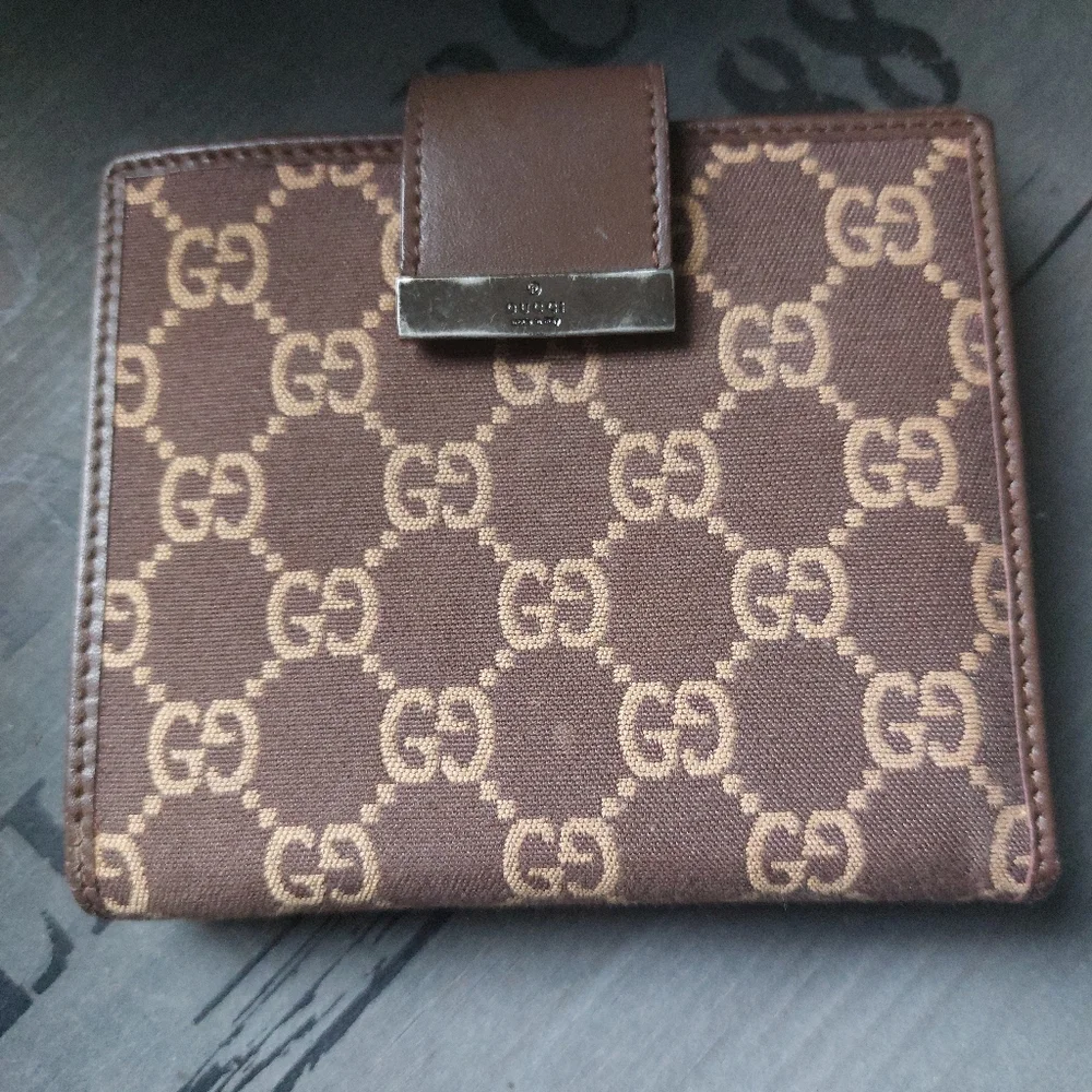 Gucci bifold GG wallet canvas. Brown. - Picture 2 of 11